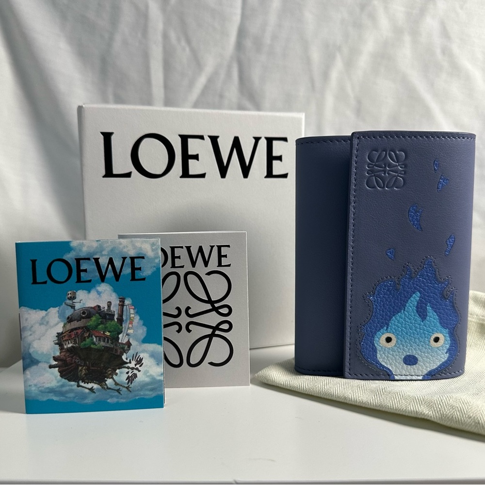 NEW Authentic Loewe Calcifer Trifold Wallet (Howl’s Moving Castle)